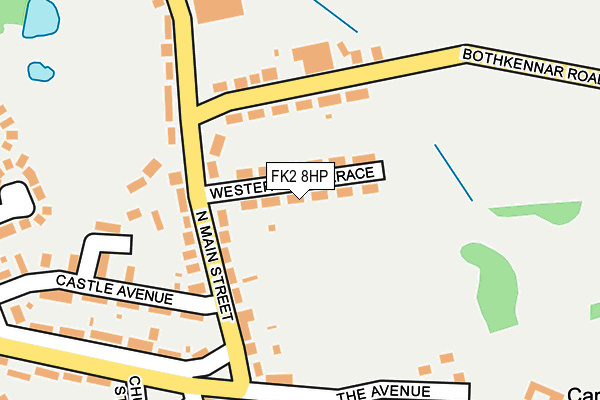 FK2 8HP map - OS OpenMap – Local (Ordnance Survey)