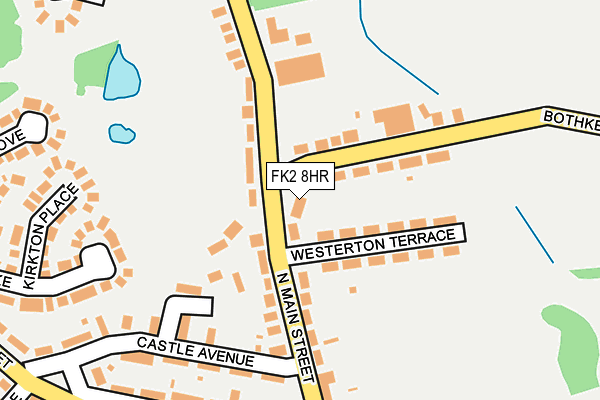 FK2 8HR map - OS OpenMap – Local (Ordnance Survey)