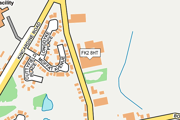 FK2 8HT map - OS OpenMap – Local (Ordnance Survey)