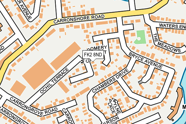 FK2 8ND map - OS OpenMap – Local (Ordnance Survey)