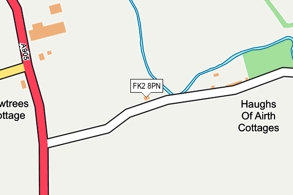 FK2 8PN map - OS OpenMap – Local (Ordnance Survey)