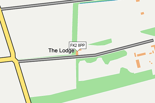 FK2 8PP map - OS OpenMap – Local (Ordnance Survey)