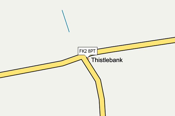 FK2 8PT map - OS OpenMap – Local (Ordnance Survey)
