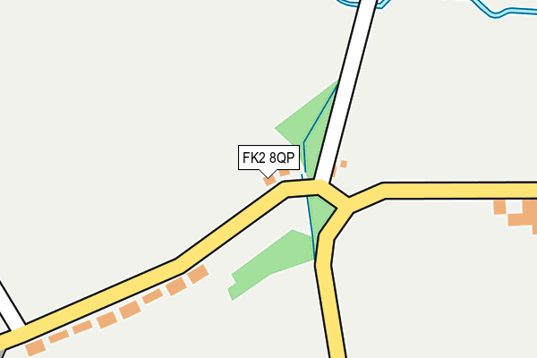 FK2 8QP map - OS OpenMap – Local (Ordnance Survey)