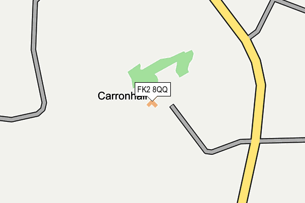 FK2 8QQ map - OS OpenMap – Local (Ordnance Survey)