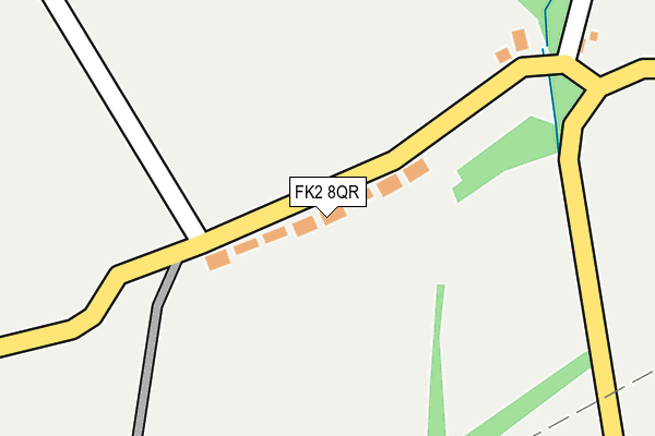 FK2 8QR map - OS OpenMap – Local (Ordnance Survey)