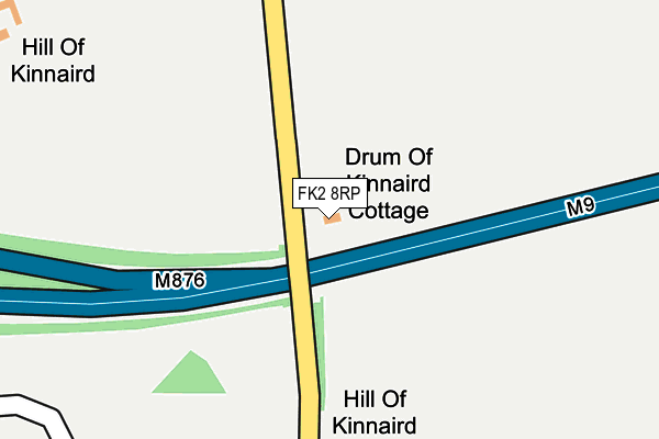 FK2 8RP map - OS OpenMap – Local (Ordnance Survey)