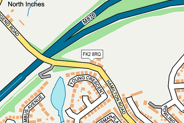 FK2 8RQ map - OS OpenMap – Local (Ordnance Survey)