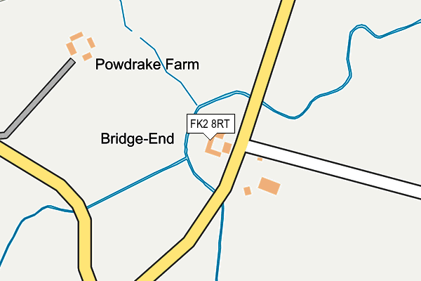 FK2 8RT map - OS OpenMap – Local (Ordnance Survey)