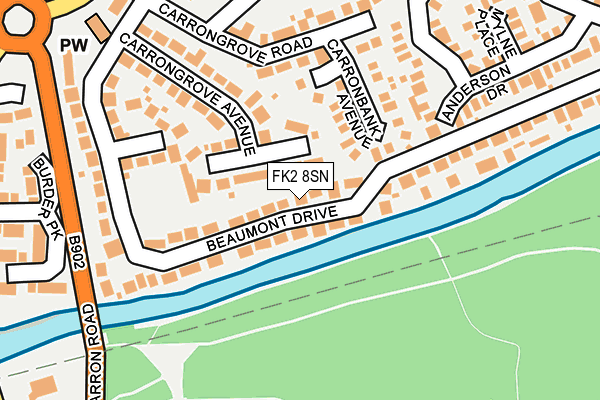 Map of GLENBERVIE CARE LIMITED at local scale