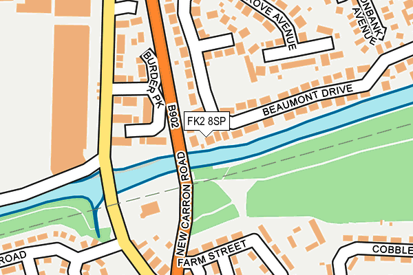 FK2 8SP map - OS OpenMap – Local (Ordnance Survey)