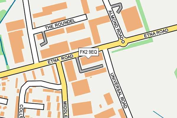 FK2 9EQ map - OS OpenMap – Local (Ordnance Survey)