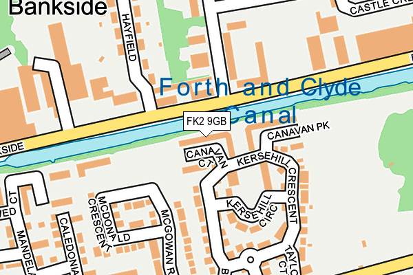 FK2 9GB map - OS OpenMap – Local (Ordnance Survey)