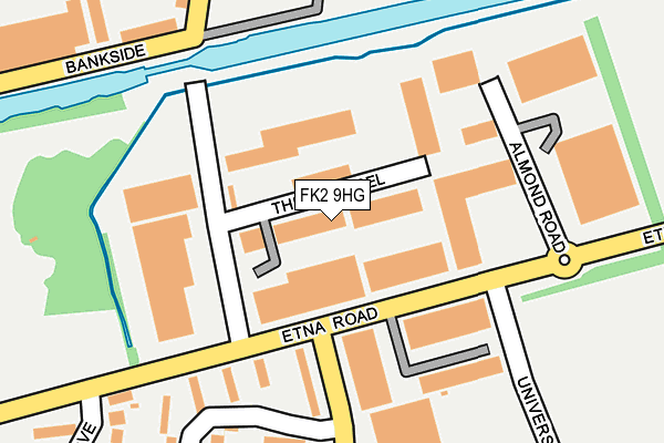 FK2 9HG map - OS OpenMap – Local (Ordnance Survey)