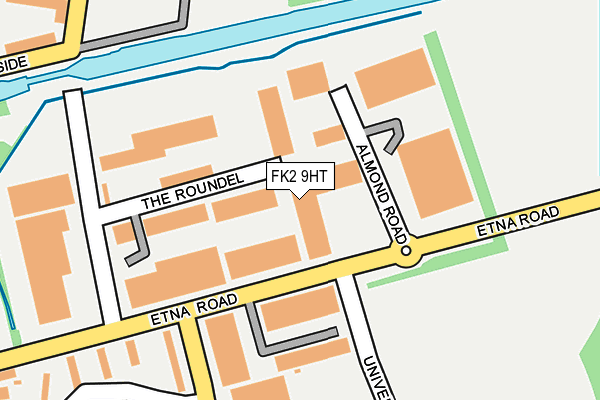 FK2 9HT map - OS OpenMap – Local (Ordnance Survey)