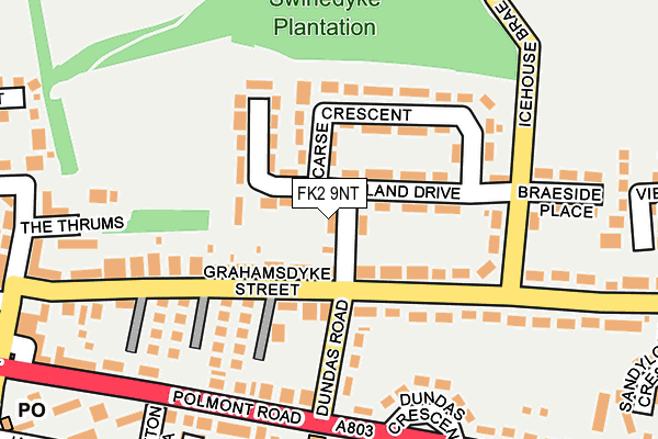 FK2 9NT map - OS OpenMap – Local (Ordnance Survey)