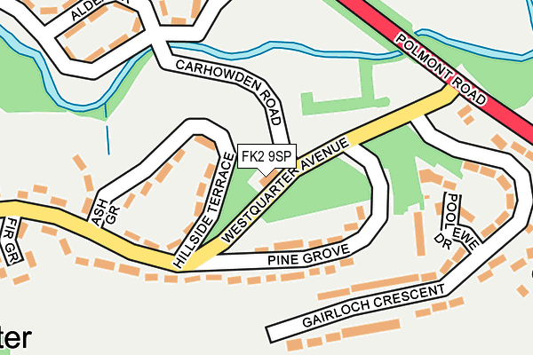 FK2 9SP map - OS OpenMap – Local (Ordnance Survey)