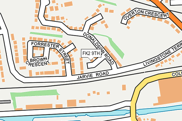 FK2 9TH map - OS OpenMap – Local (Ordnance Survey)