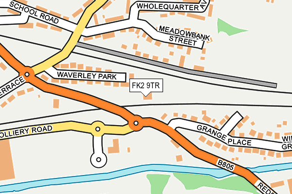FK2 9TR map - OS OpenMap – Local (Ordnance Survey)