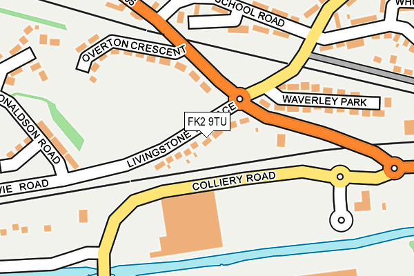 FK2 9TU map - OS OpenMap – Local (Ordnance Survey)