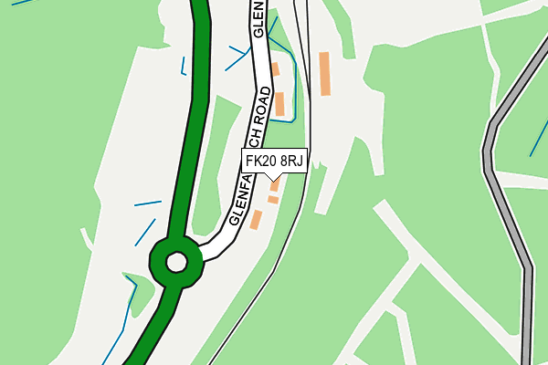 FK20 8RJ map - OS OpenMap – Local (Ordnance Survey)