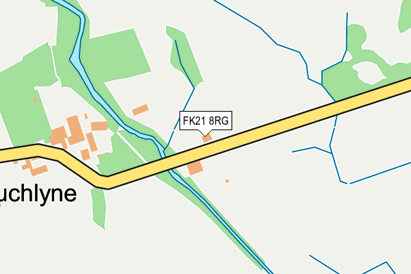 FK21 8RG map - OS OpenMap – Local (Ordnance Survey)