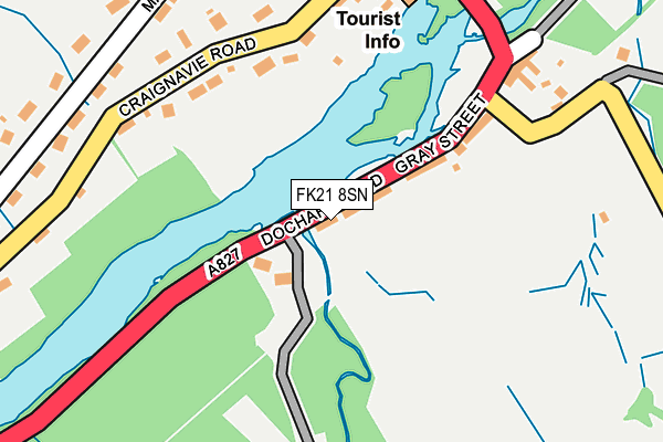 FK21 8SN map - OS OpenMap – Local (Ordnance Survey)