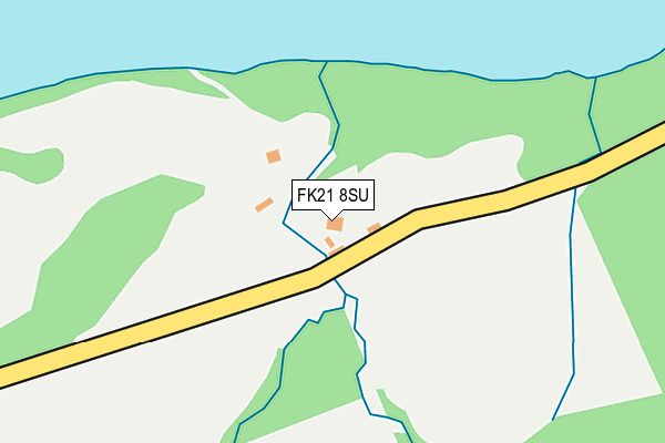 FK21 8SU map - OS OpenMap – Local (Ordnance Survey)