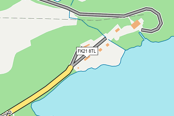 FK21 8TL map - OS OpenMap – Local (Ordnance Survey)