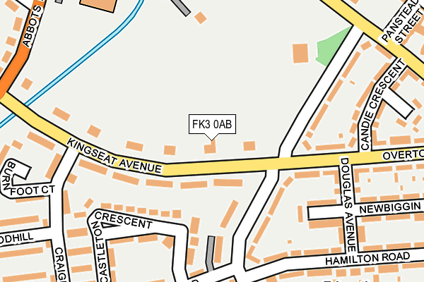 FK3 0AB map - OS OpenMap – Local (Ordnance Survey)