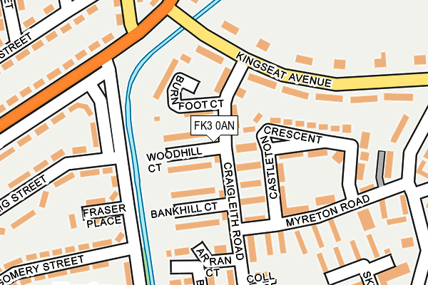 FK3 0AN map - OS OpenMap – Local (Ordnance Survey)