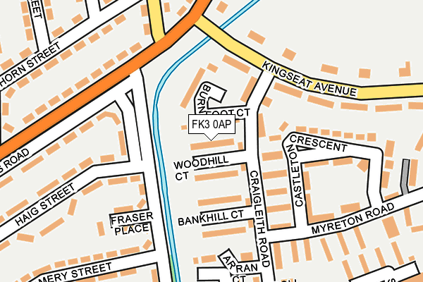 FK3 0AP map - OS OpenMap – Local (Ordnance Survey)