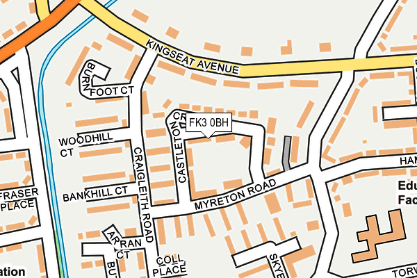 FK3 0BH map - OS OpenMap – Local (Ordnance Survey)