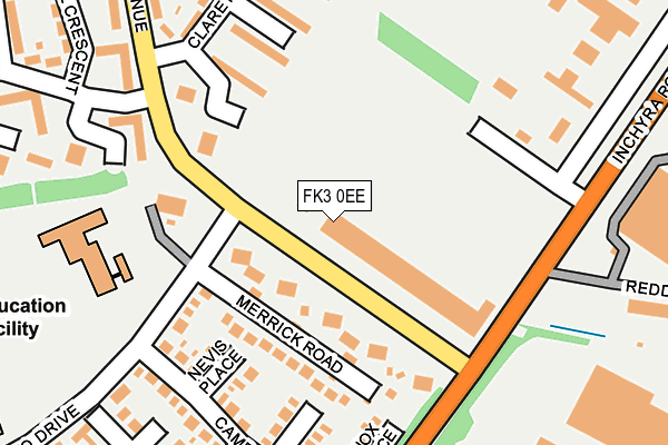 FK3 0EE map - OS OpenMap – Local (Ordnance Survey)