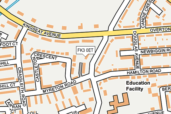 FK3 0ET map - OS OpenMap – Local (Ordnance Survey)