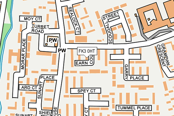 FK3 0HT map - OS OpenMap – Local (Ordnance Survey)