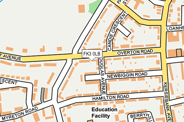 FK3 0LB map - OS OpenMap – Local (Ordnance Survey)