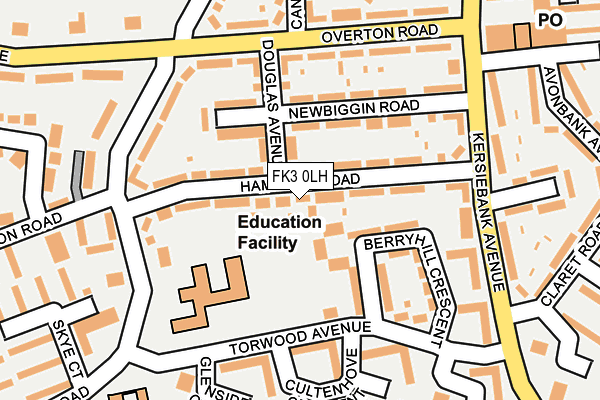 FK3 0LH map - OS OpenMap – Local (Ordnance Survey)
