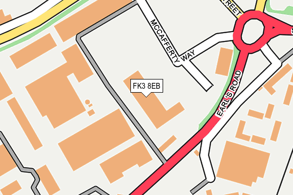 FK3 8EB map - OS OpenMap – Local (Ordnance Survey)