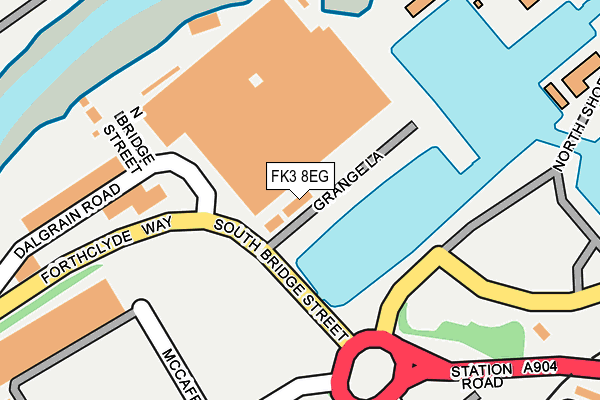 Map of FORTH & CLYDE MARINE SERVICES LIMITED at local scale