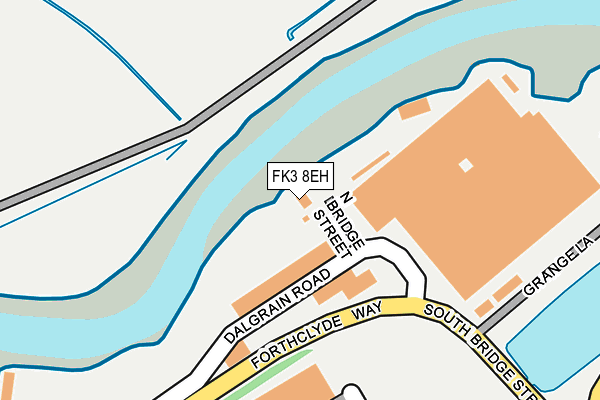 FK3 8EH map - OS OpenMap – Local (Ordnance Survey)