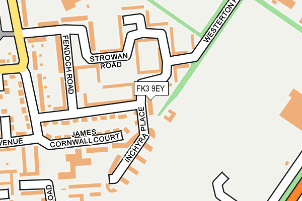FK3 9EY map - OS OpenMap – Local (Ordnance Survey)