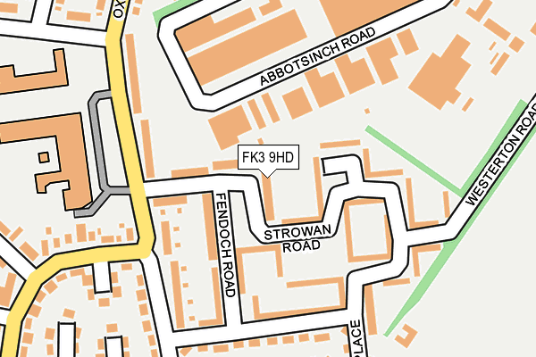 FK3 9HD map - OS OpenMap – Local (Ordnance Survey)