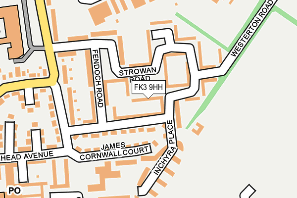 FK3 9HH map - OS OpenMap – Local (Ordnance Survey)
