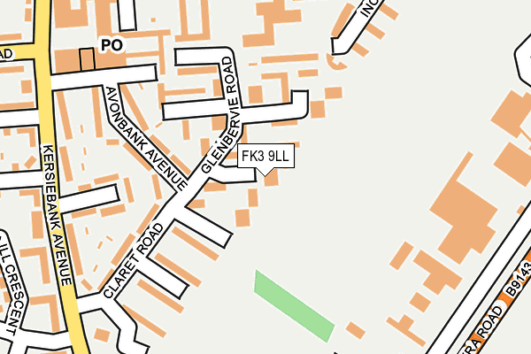 FK3 9LL map - OS OpenMap – Local (Ordnance Survey)
