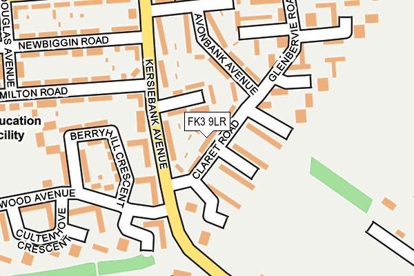 FK3 9LR map - OS OpenMap – Local (Ordnance Survey)