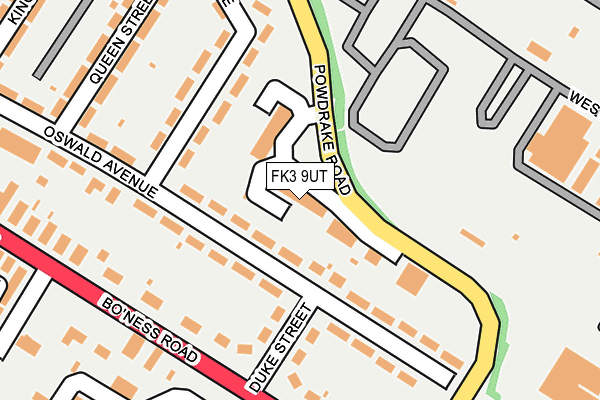 FK3 9UT map - OS OpenMap – Local (Ordnance Survey)