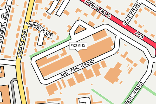 Map of STUDBOLT (SCOTLAND) HOLDINGS LIMITED at local scale