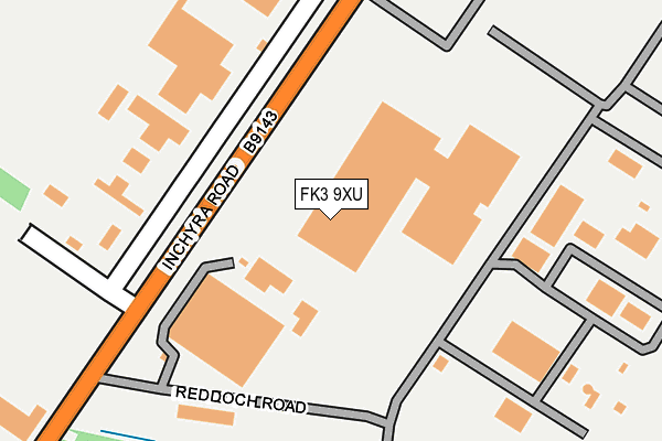 FK3 9XU map - OS OpenMap – Local (Ordnance Survey)