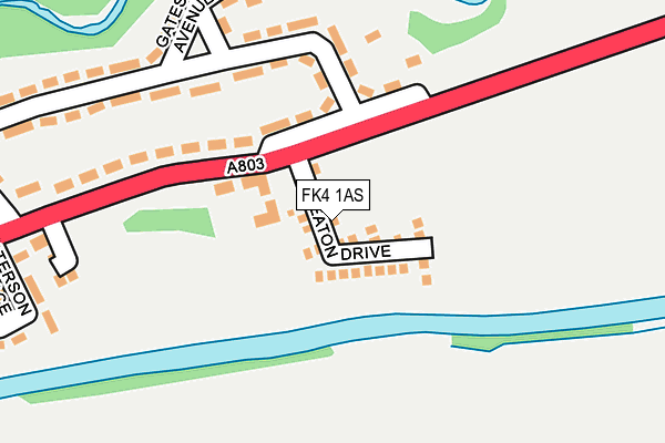FK4 1AS map - OS OpenMap – Local (Ordnance Survey)
